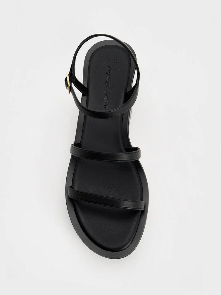 Charles & Keith Strappy Flatform Wedge Sandals