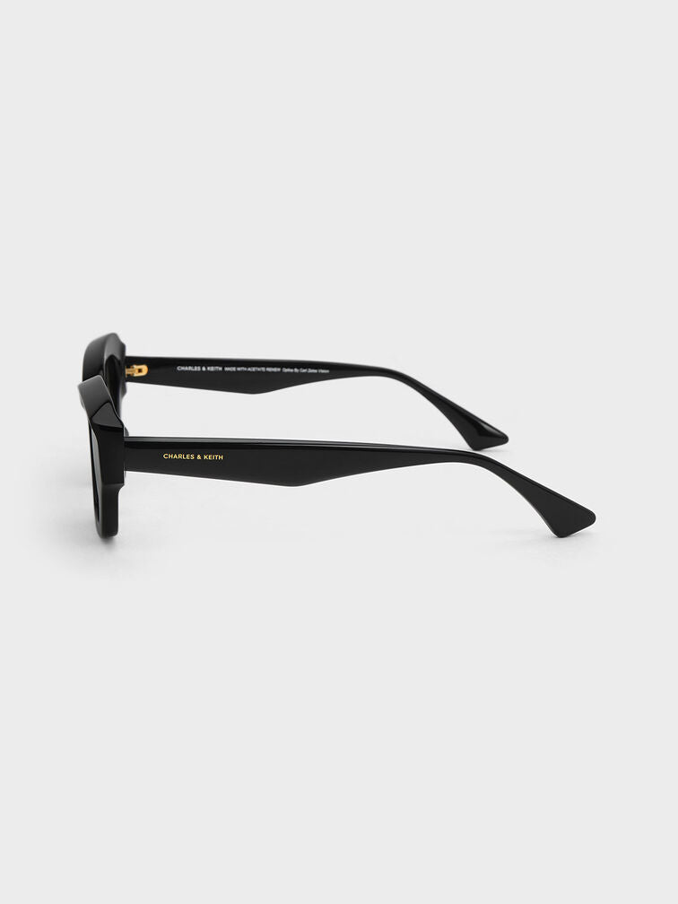 Charles & Keith Onyx Recycled Acetate Cat-Eye Sunglasses