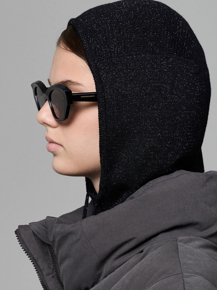 Charles & Keith Onyx Recycled Acetate Cat-Eye Sunglasses