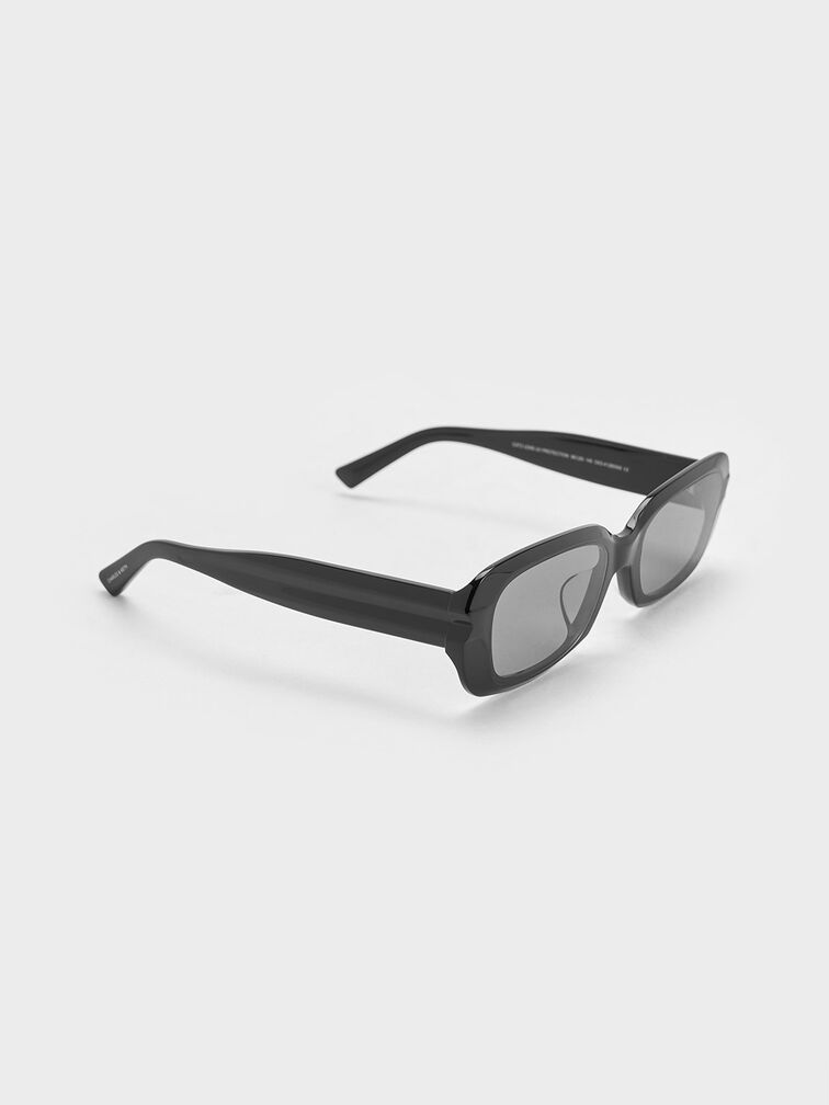 Charles & Keith Recycled Acetate Angular Sunglasses