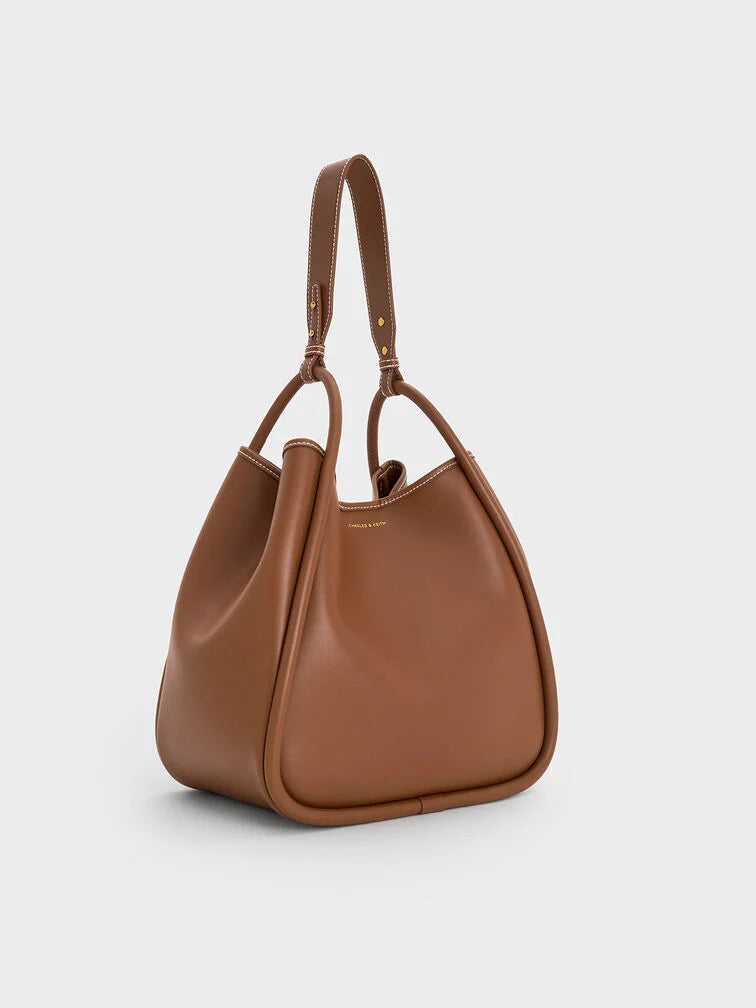 Charles & Keith Lyla Tubular Slouchy Tote Bag