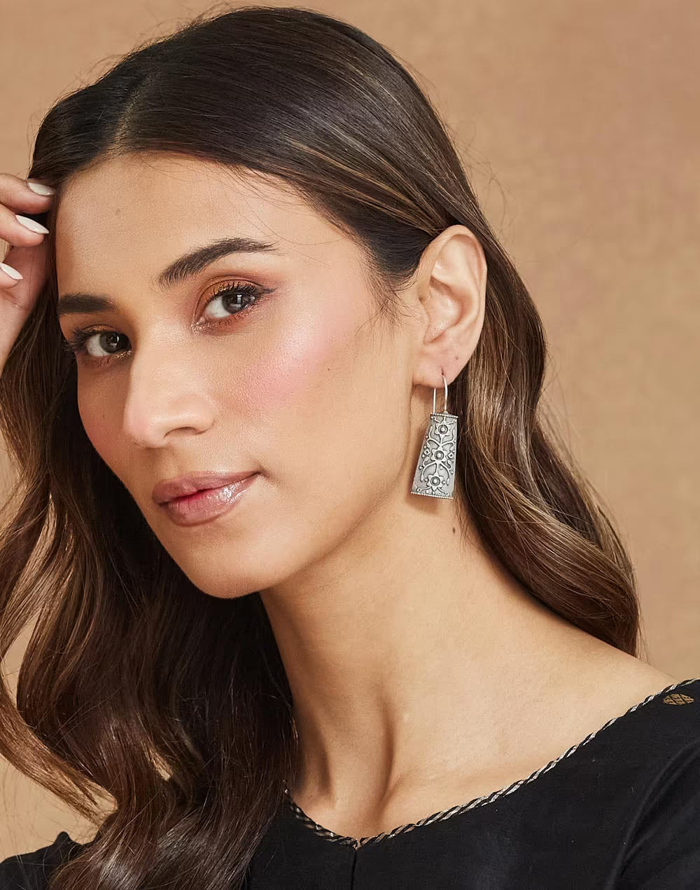 Metal Dangler Earrings