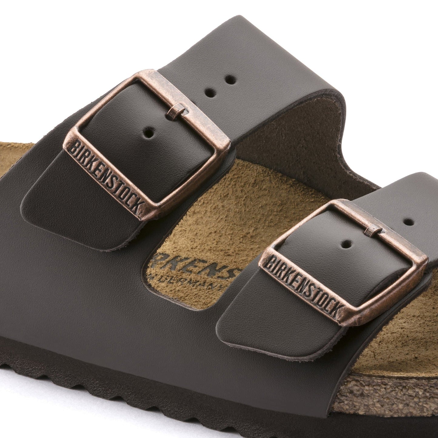 BIRKENSTOCK Arizona Natural Leather - Brown/Dark Brown