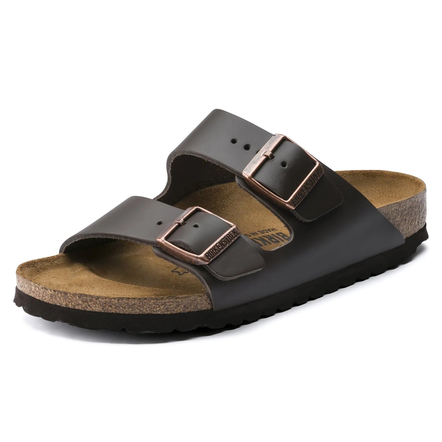 BIRKENSTOCK Arizona Natural Leather - Brown/Dark Brown
