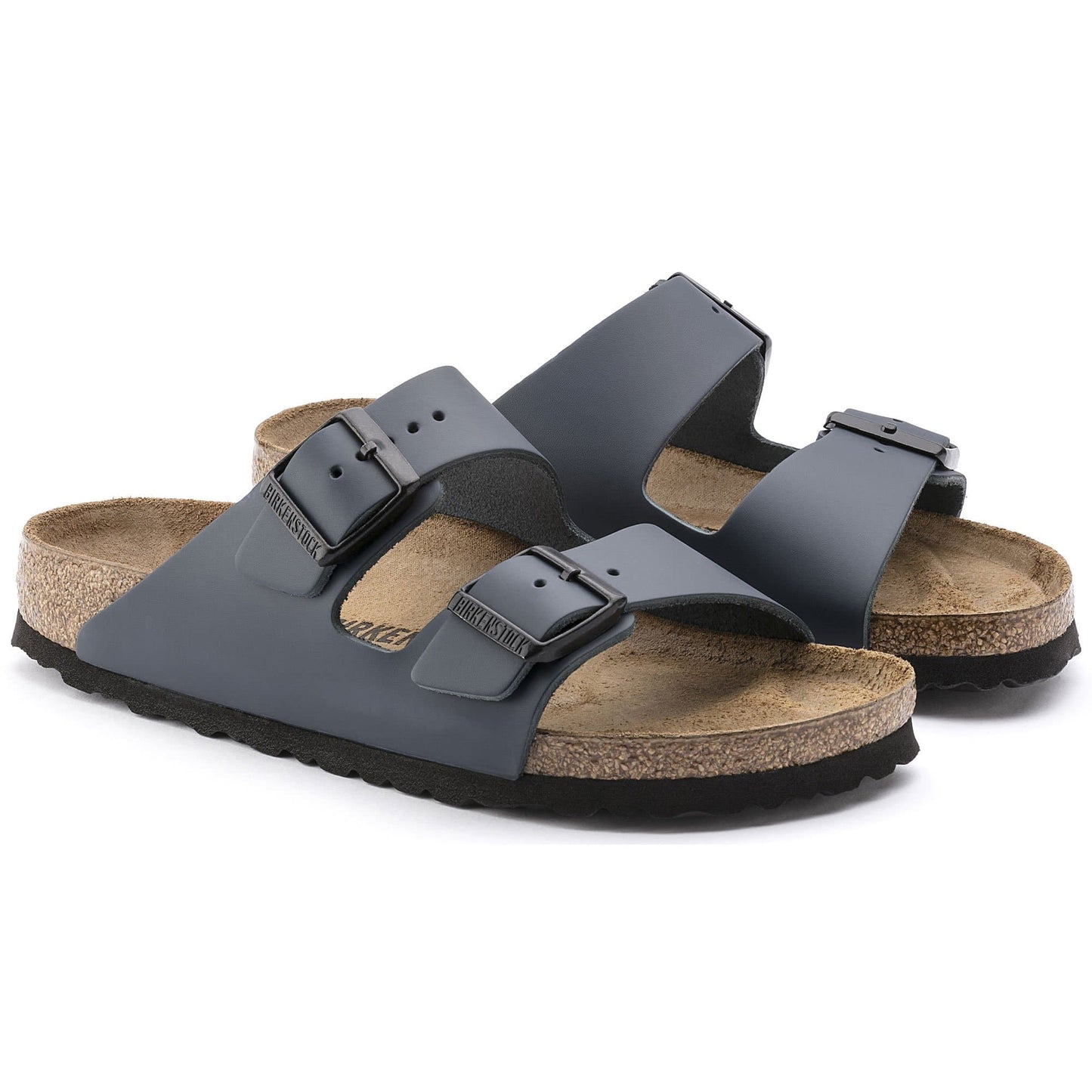 BIRKENSTOCK Arizona Natural Leather - Blue