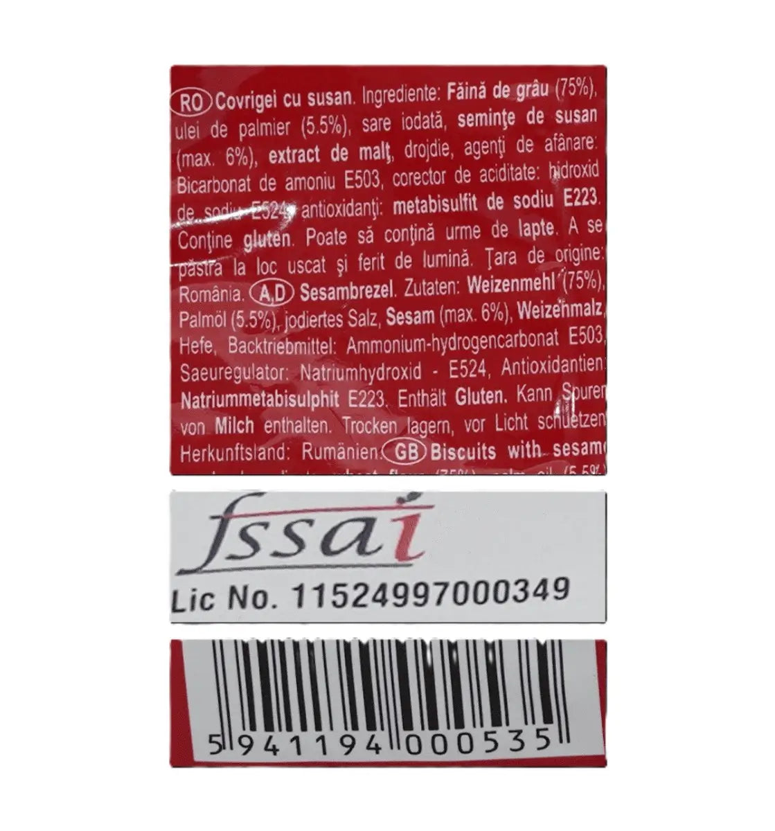 Croco Brezel Sesame Seed Crackers 80 g