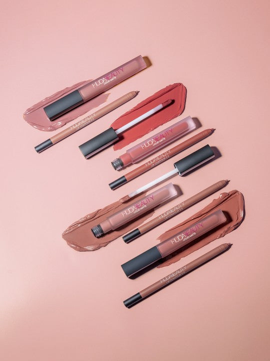 HUDA BEAUTY Liquid Matte Ultra-Comfort Transfer-Proof Lipstick – Miss America