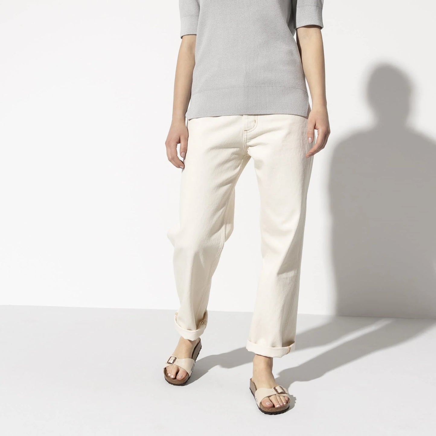 BIRKENSTOCK Madrid Birko-Flor - White/Graceful Pearl