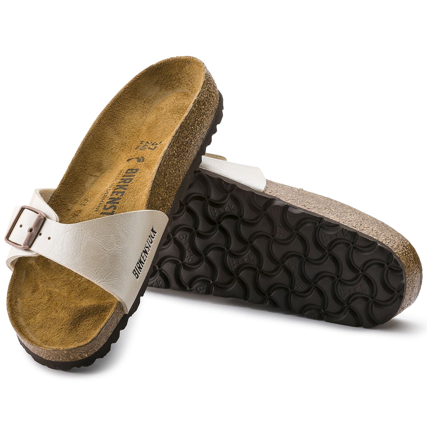 BIRKENSTOCK Madrid Birko-Flor - White/Graceful Pearl
