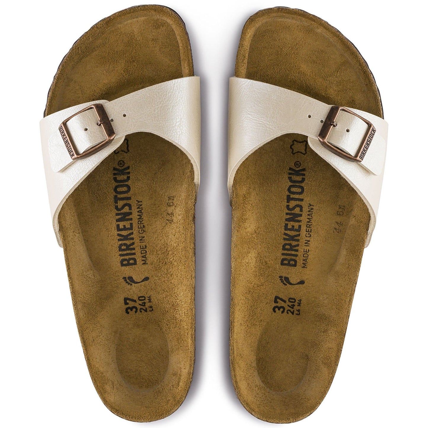 BIRKENSTOCK Madrid Birko-Flor - White/Graceful Pearl