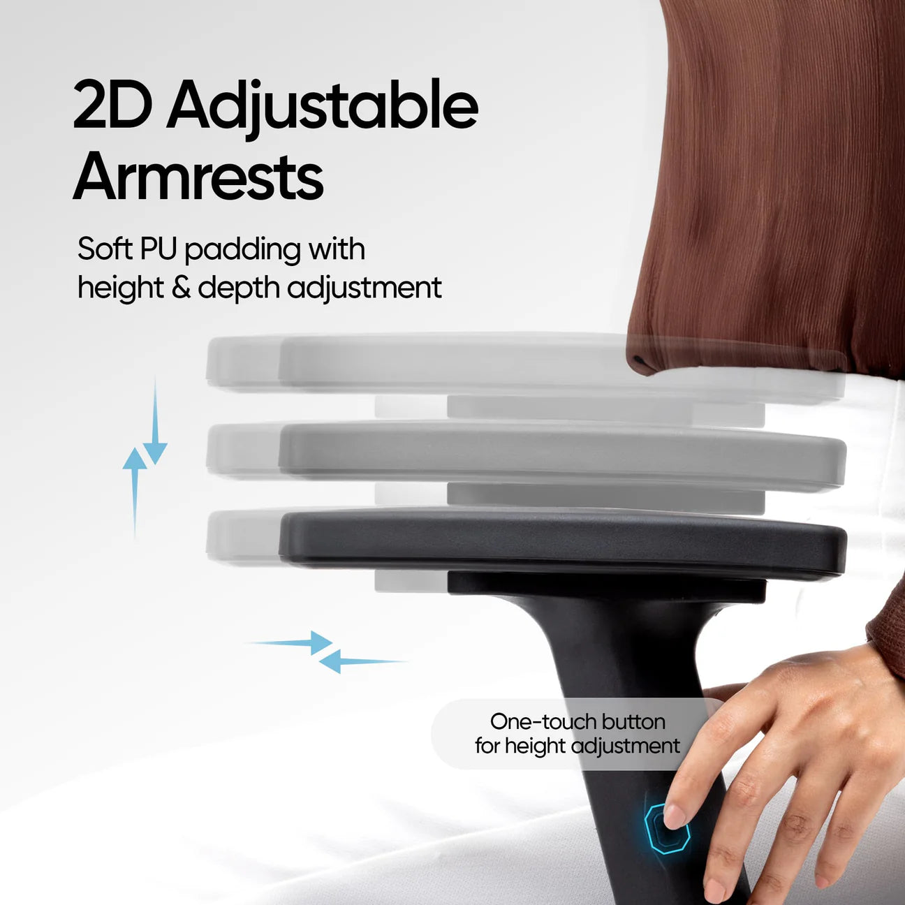 Frido AeroMesh Classic Ergo Chair - With Headrest