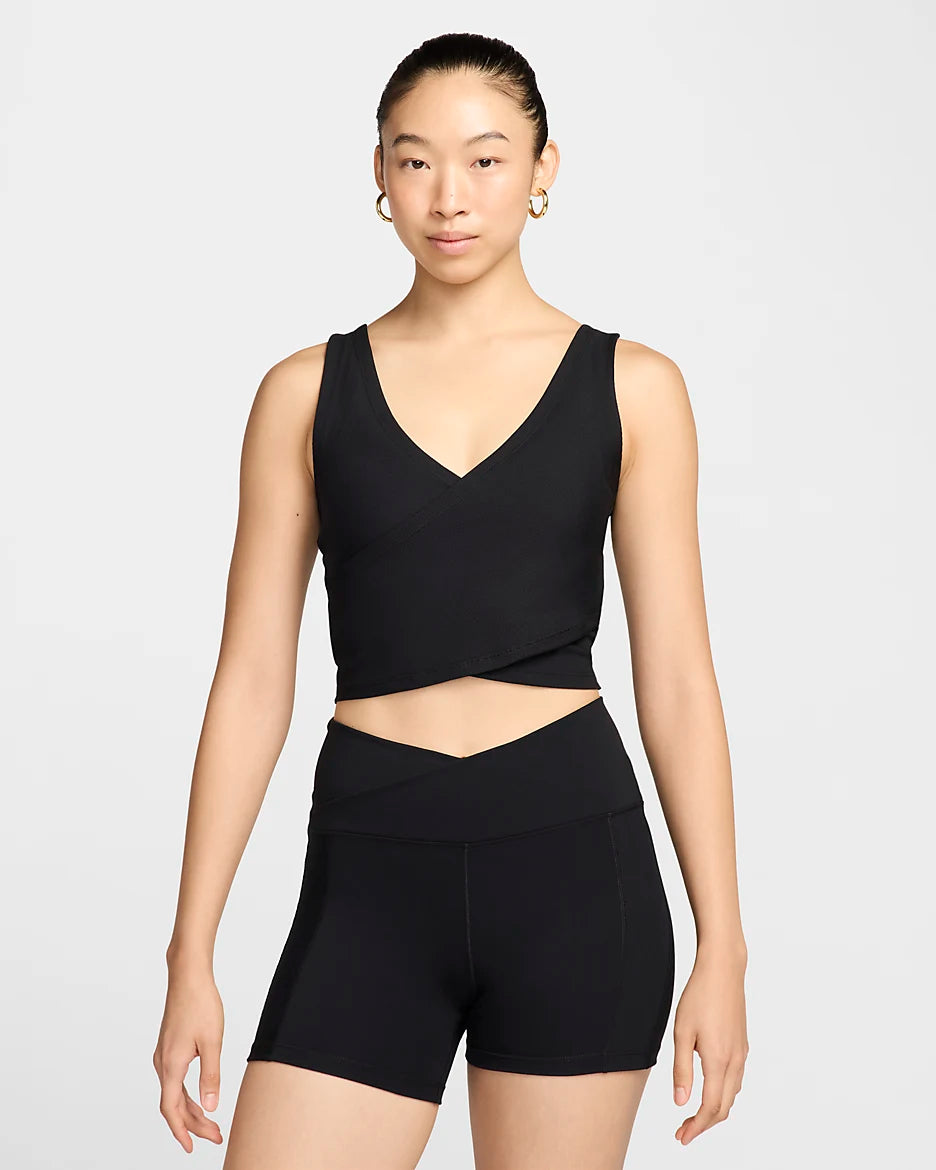 Nike One Fitted Rib Women's Dri-FIT Cropped Tank Top