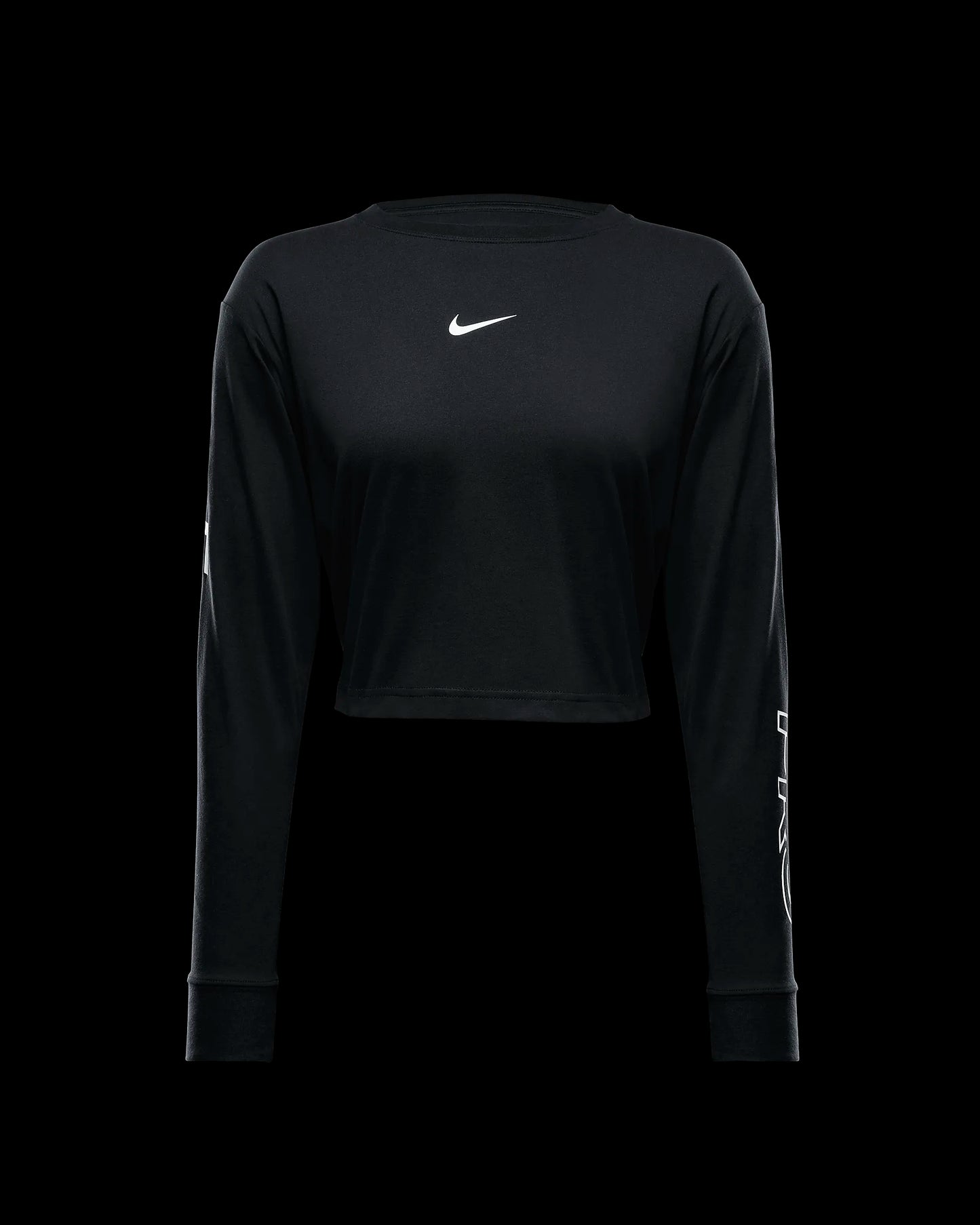 Nike Pro Women's Dri-FIT Long-Sleeve Cropped T-Shirt