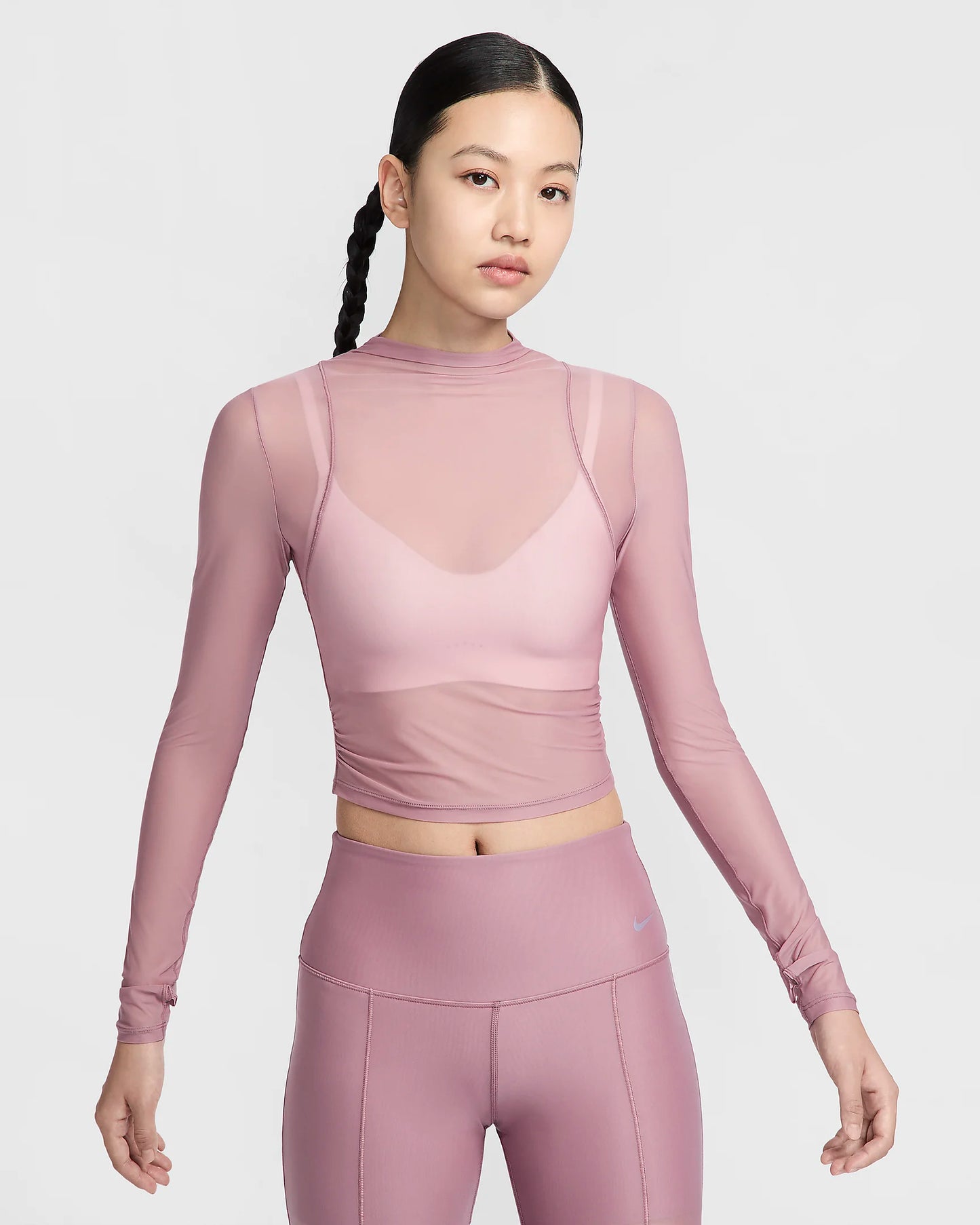 Nike Zenvy Women's Dri-FIT Long-Sleeve Sheer Top