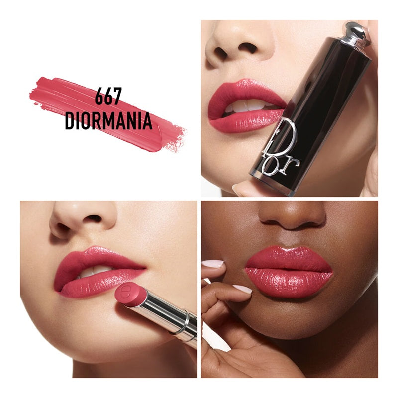 DIOR Addict Shine 90% Natural Origin Refillable Lipstick - 667 Diormania