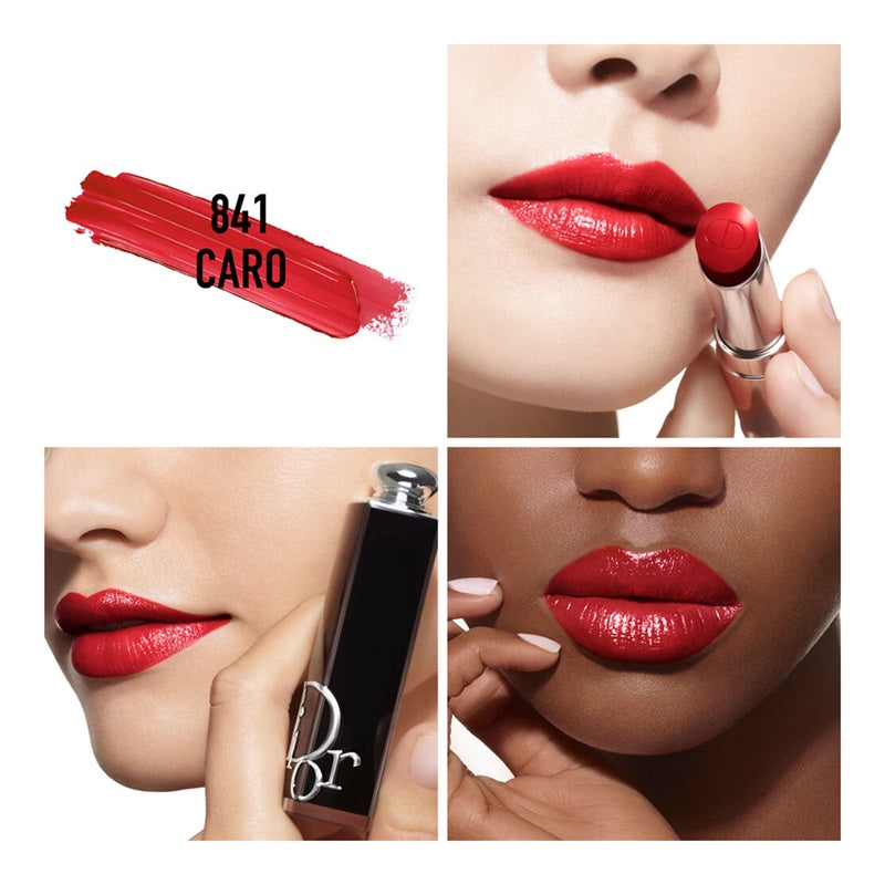 DIOR Addict Shine 90% Natural Origin Refillable Lipstick - 841 Caro