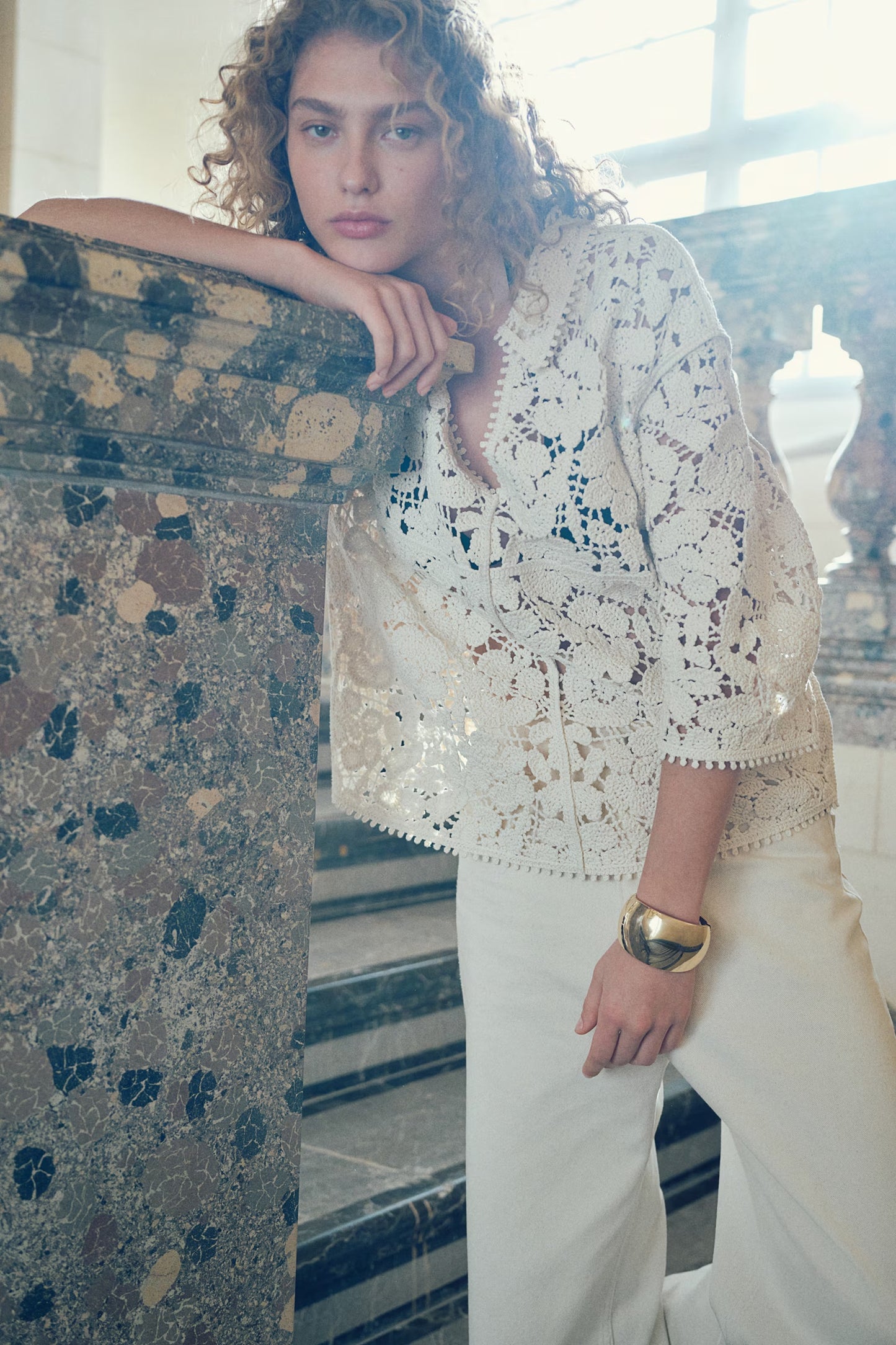 H&M Crochet-Look Top