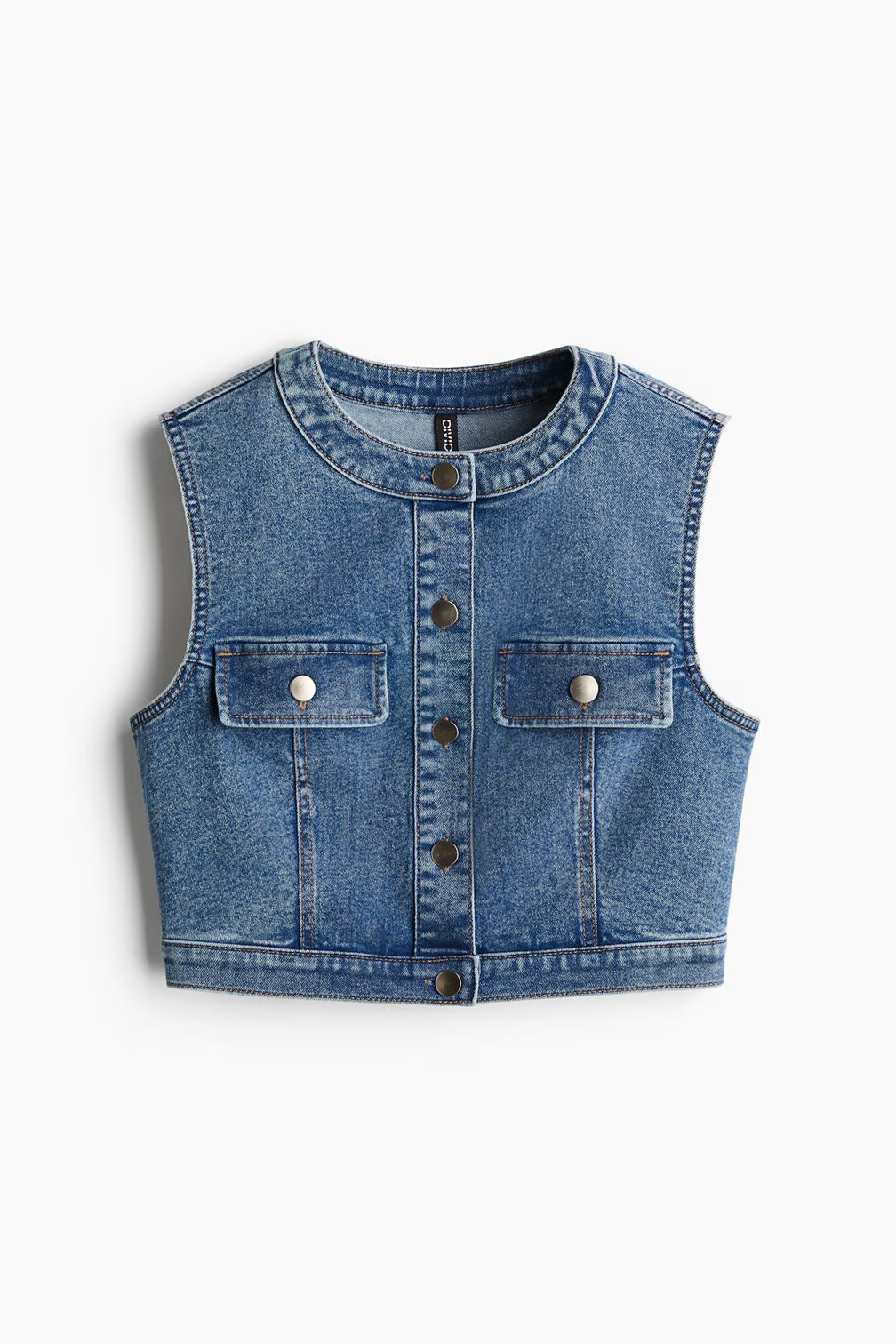 H&M Cropped Denim Top