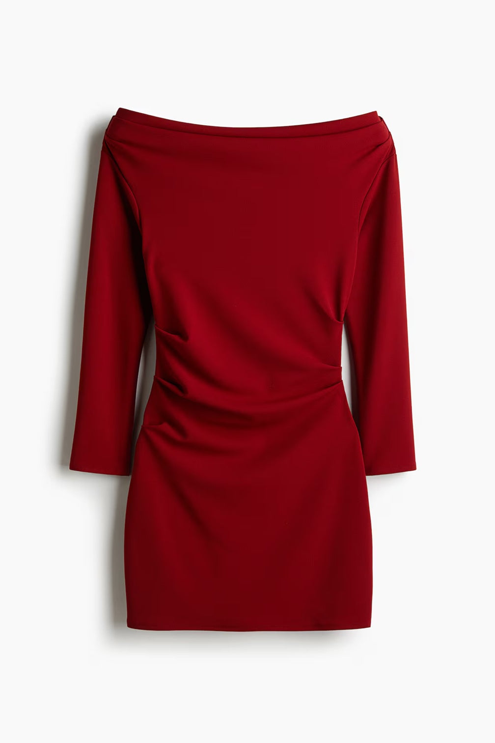 H&M Draped Off-The-Shoulder Dress