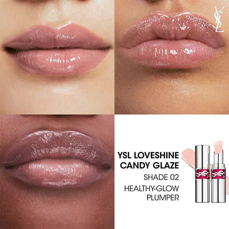 YVES SAINT LAURENT Loveshine Candy Glaze 2 Healthy Glow Plumper - 3.2g