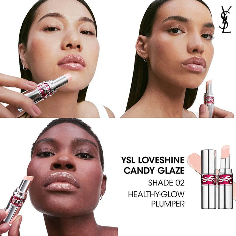 YVES SAINT LAURENT Loveshine Candy Glaze 2 Healthy Glow Plumper - 3.2g