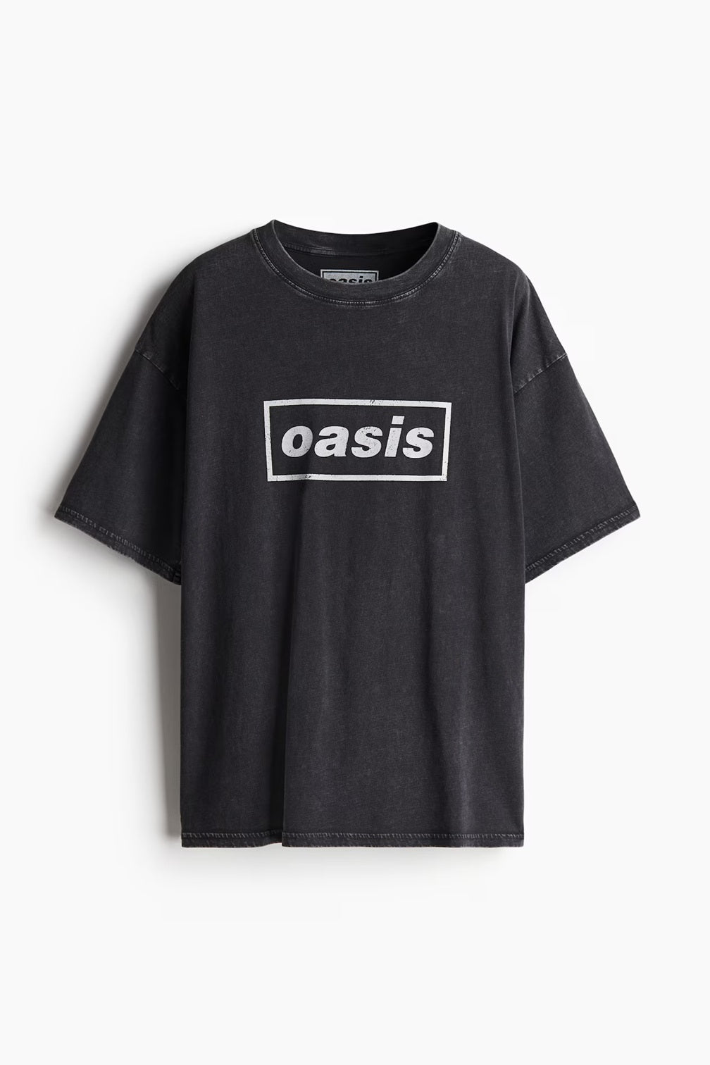 H&M Oversized Printed T-shirt - Grey