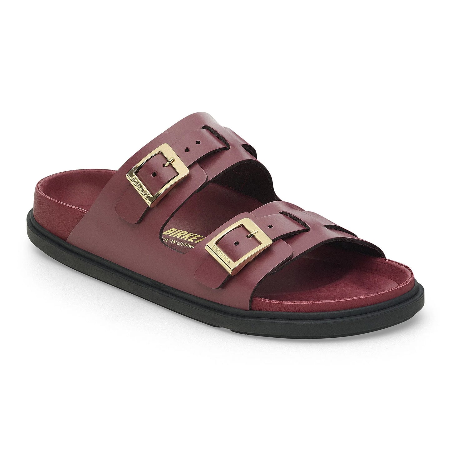 BIRKENSTOCK St Barths Natural Leather - Violet/Berry Crush