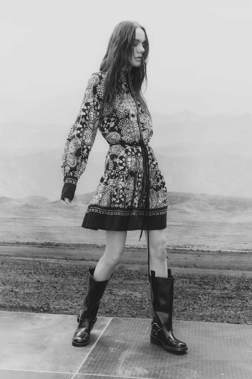 H&M Tie-Belt Dress