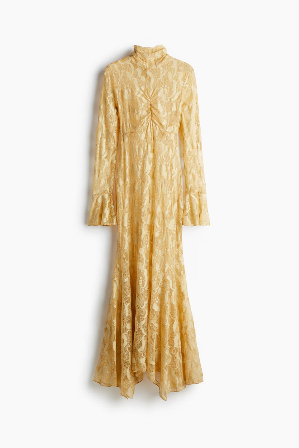 H&M Turtleneck Lace Maxi Dress