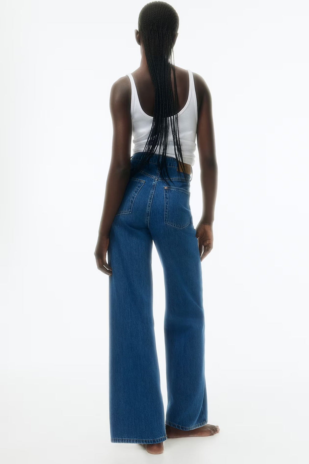 H&M Wide Ultra High Jeans - Dark