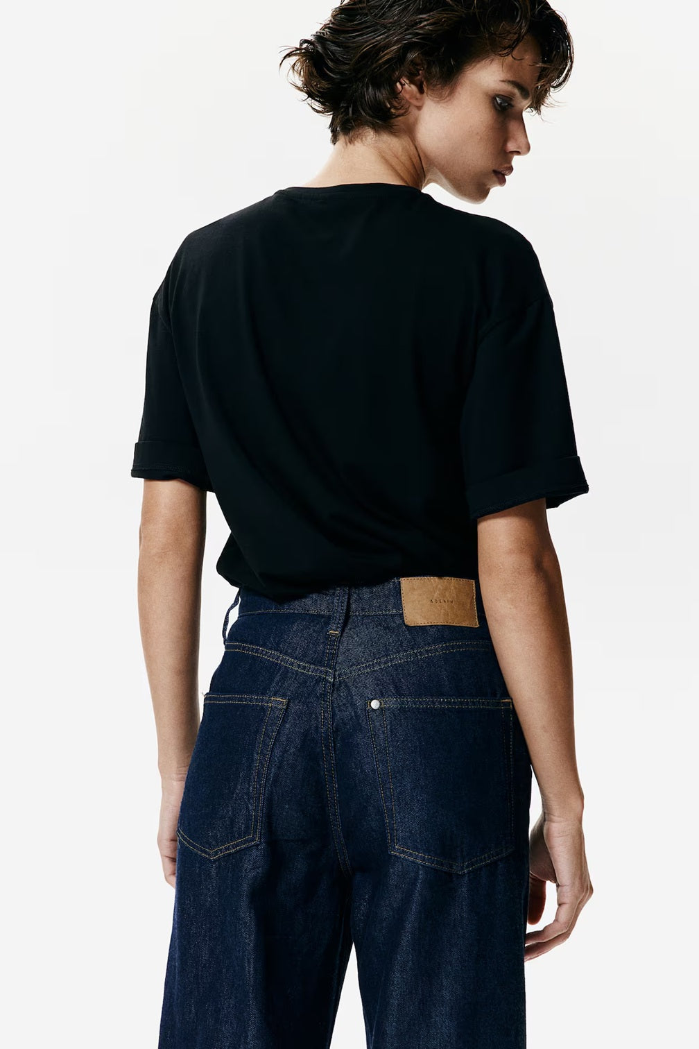 H&M Wide Ultra High Jeans - Dark