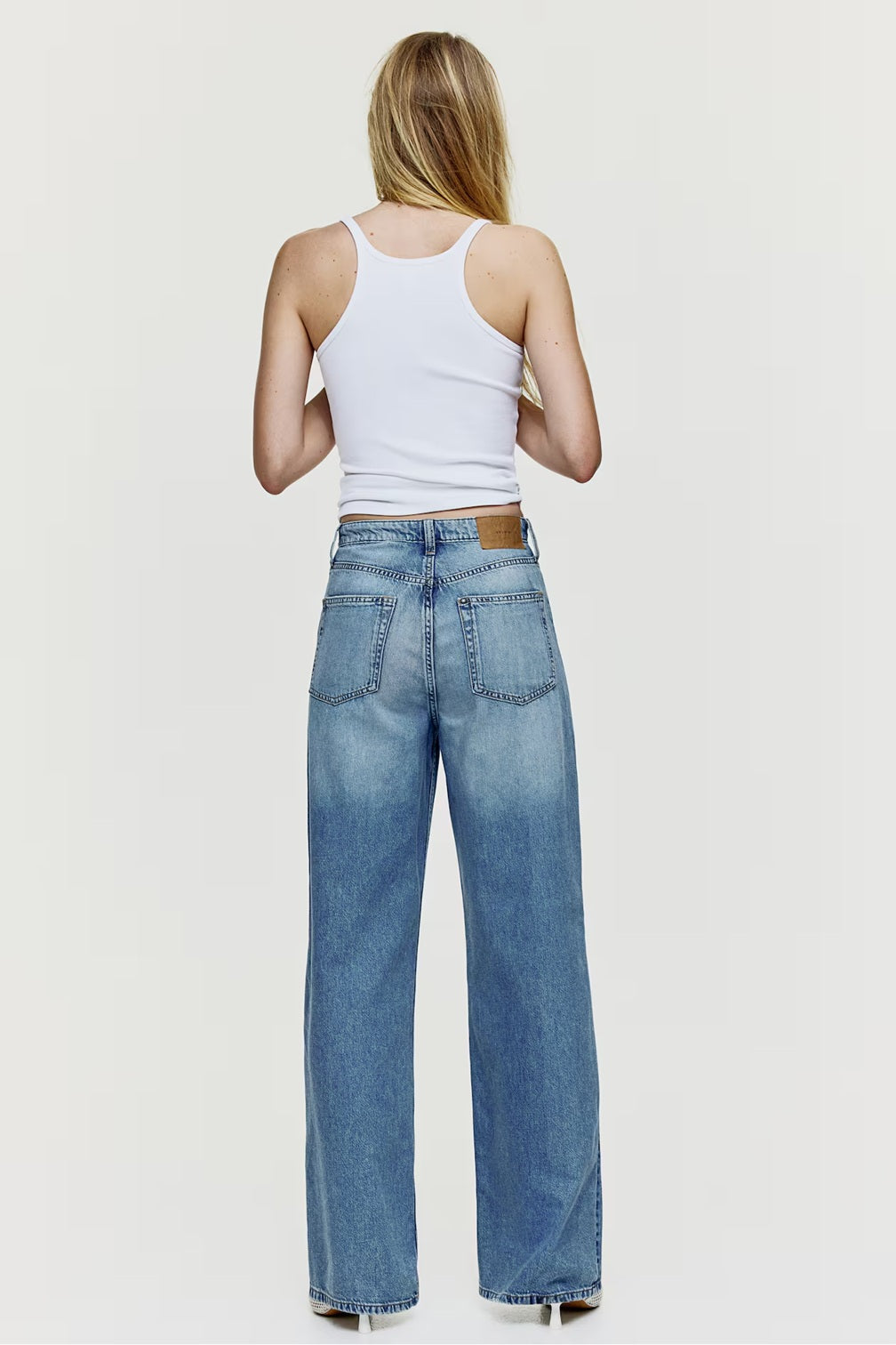 H&M Wide Ultra High Jeans - Light