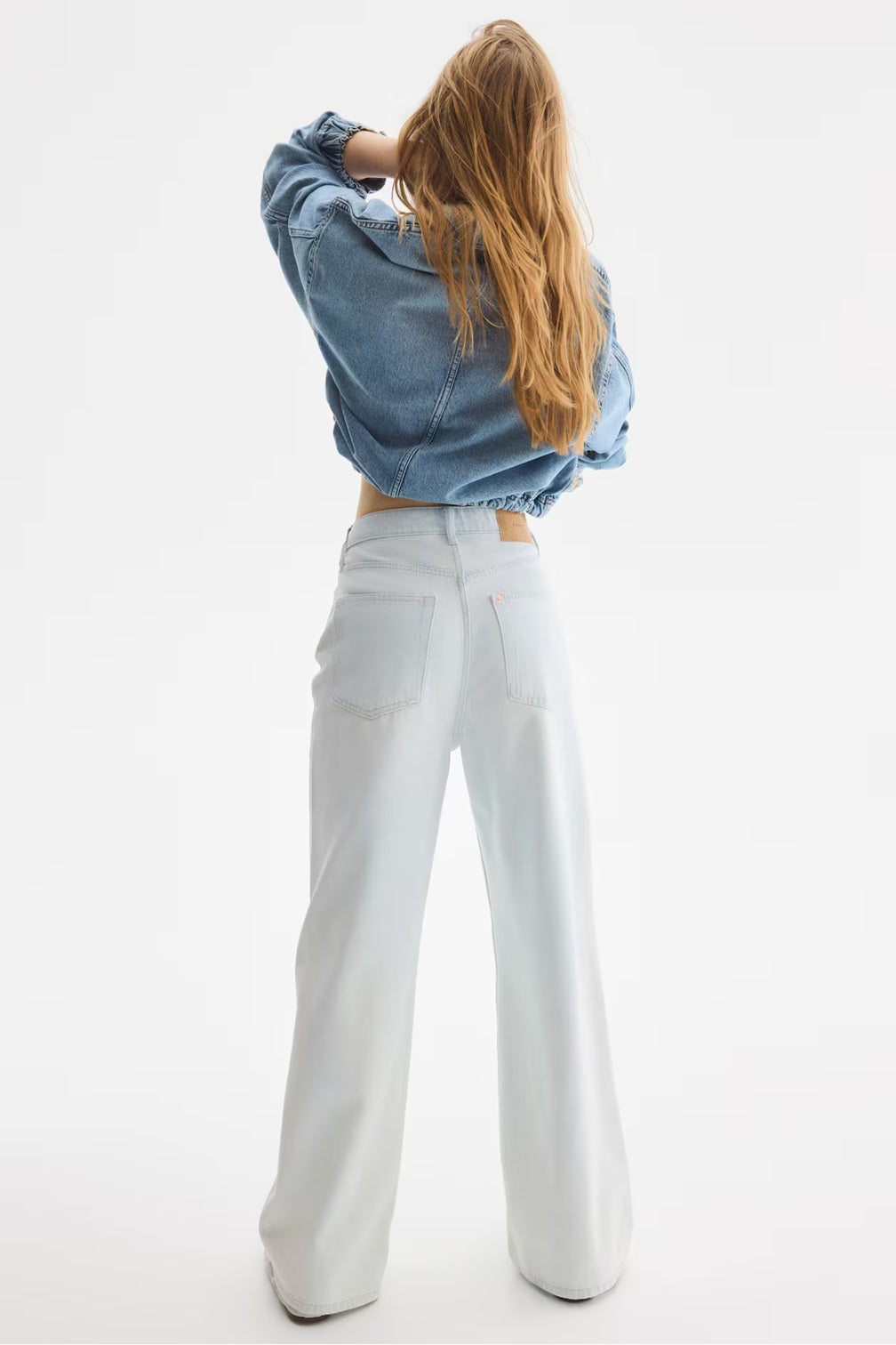 H&M Wide Ultra High Jeans - Light