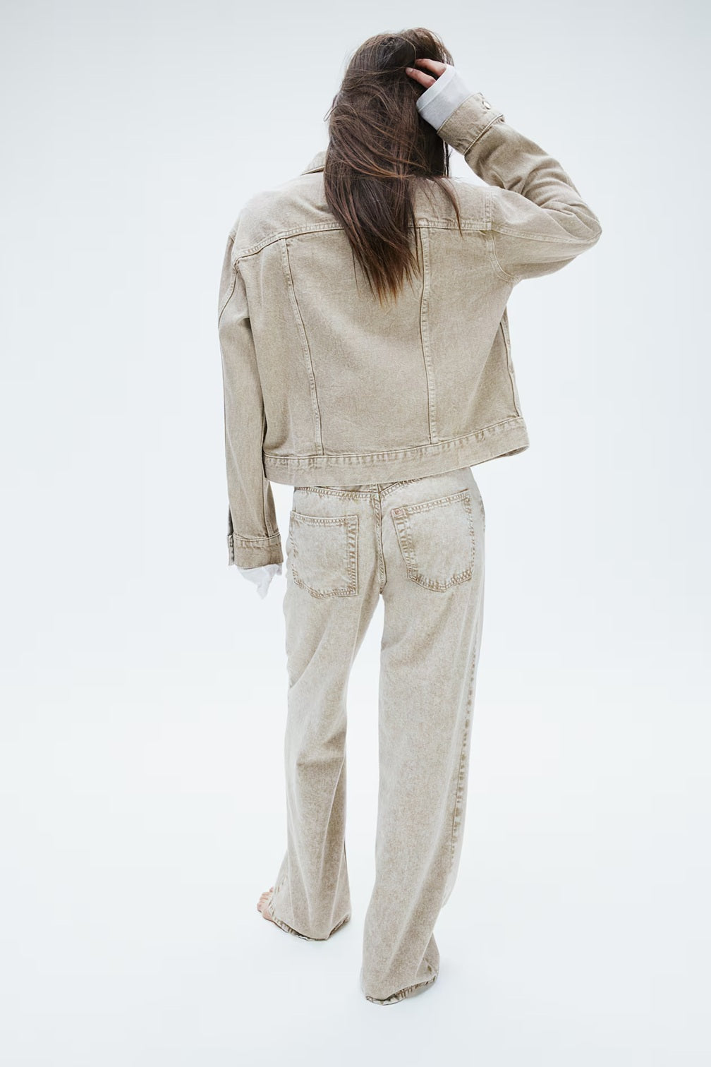 H&M Wide Ultra High Jeans - Light