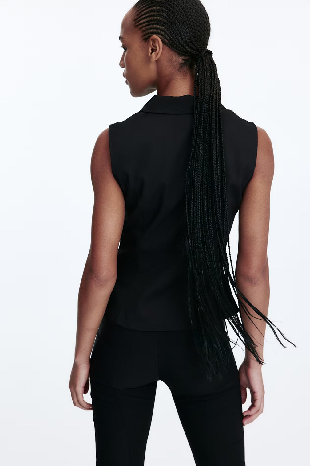 H&M Collared Zip-Through Vest Top