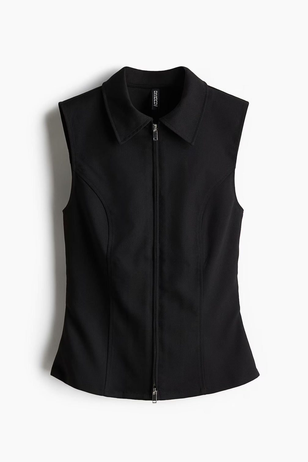 H&M Collared Zip-Through Vest Top