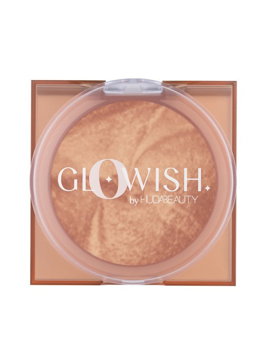 HUDA BEAUTY Glowish Soft Radiance Bronzing Powder Mini – 02 Medium