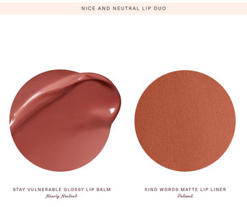 RARE BEAUTY Nice & Neutral Lip Duo