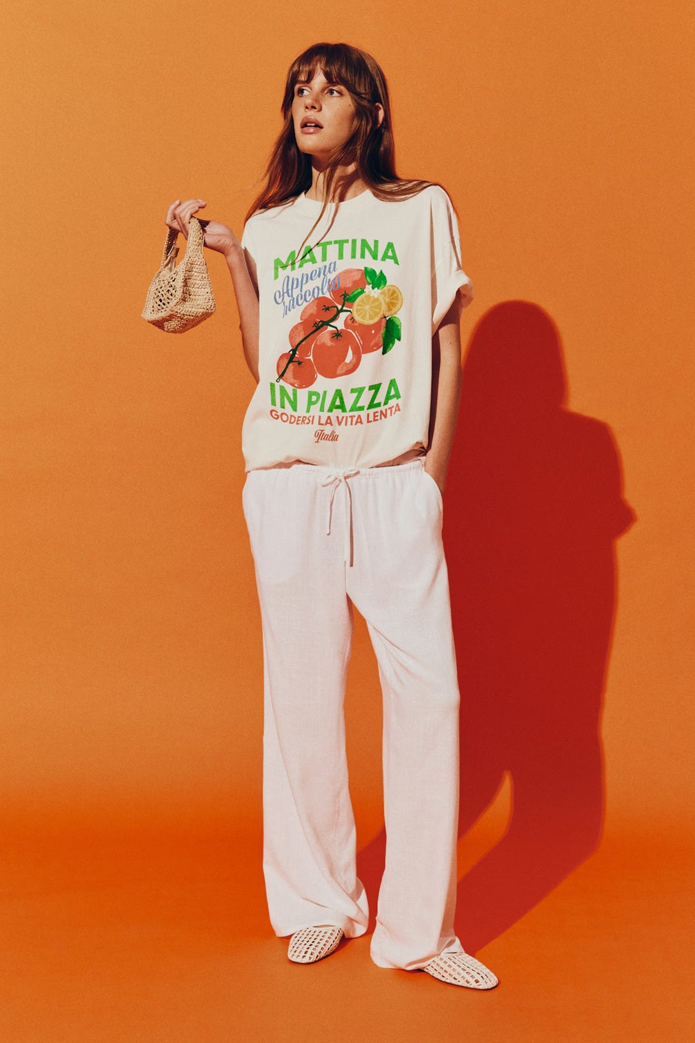 H&M Oversized Motif-Detail T-shirt
