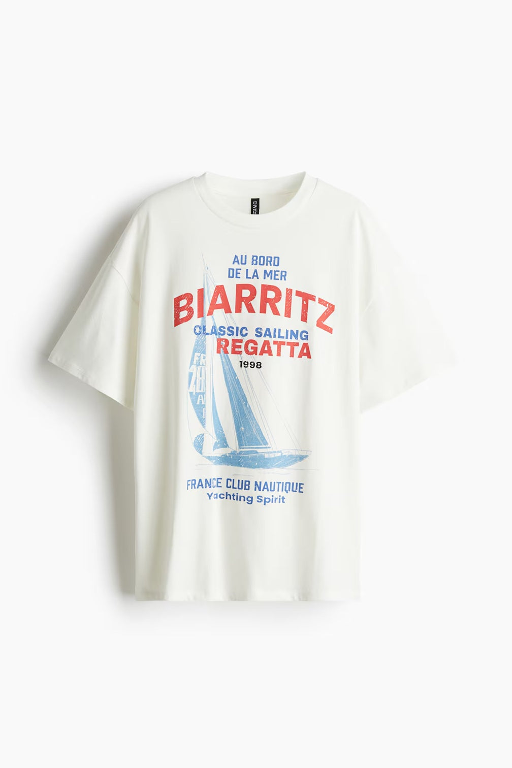 H&M Oversized Motif-Detail T-shirt