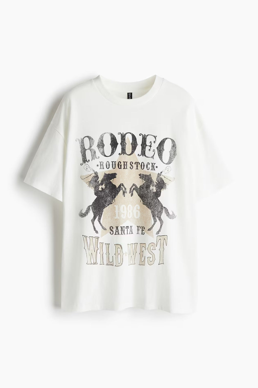H&M Oversized Motif-Detail T-shirt