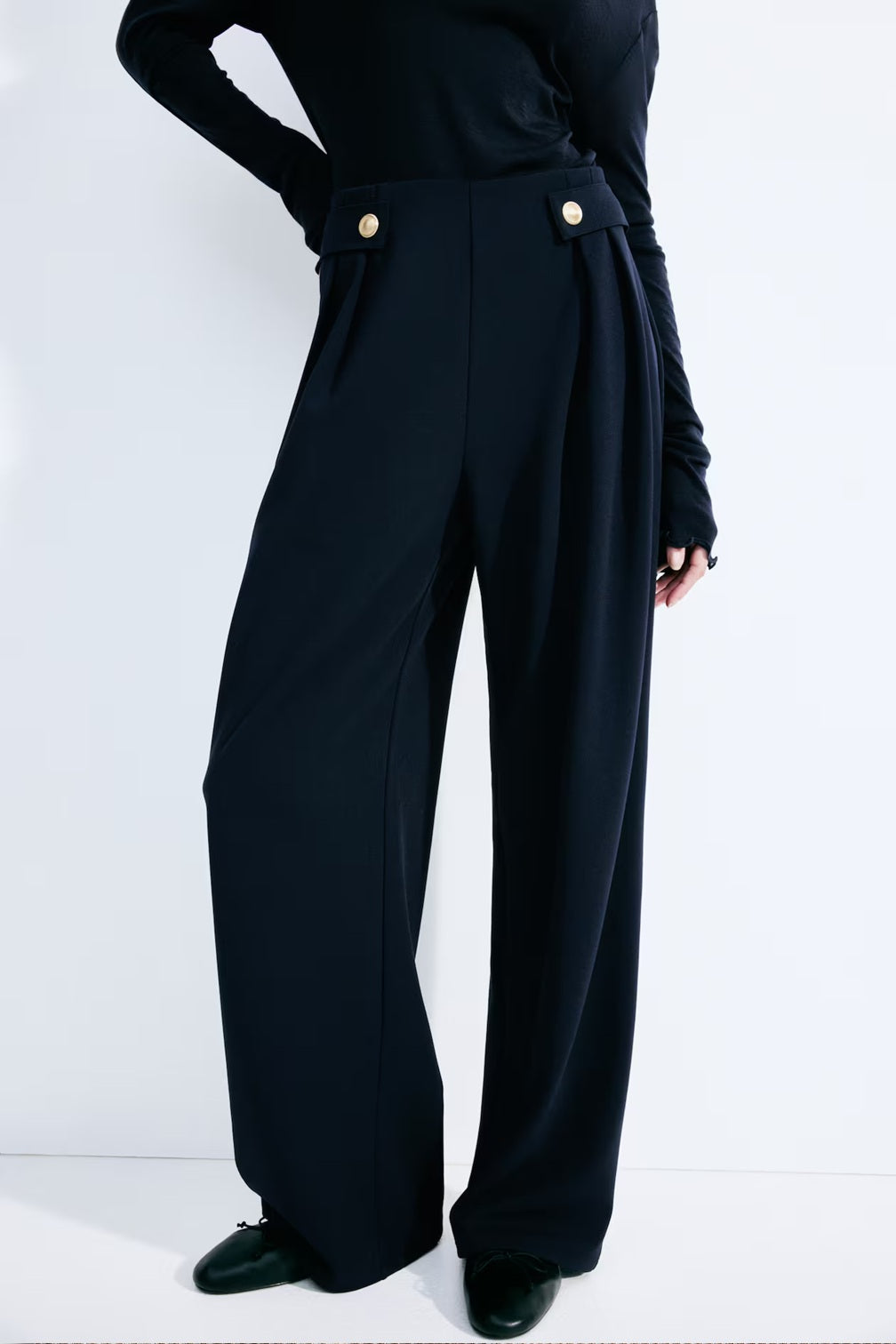 H&M Tailored Jersey Trousers