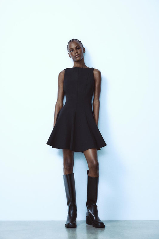 ZARA Short Flared Dress