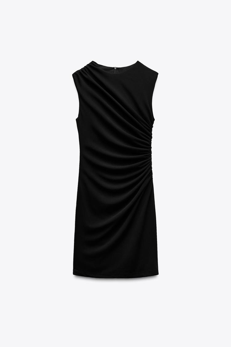 ZARA Draped Short Dress