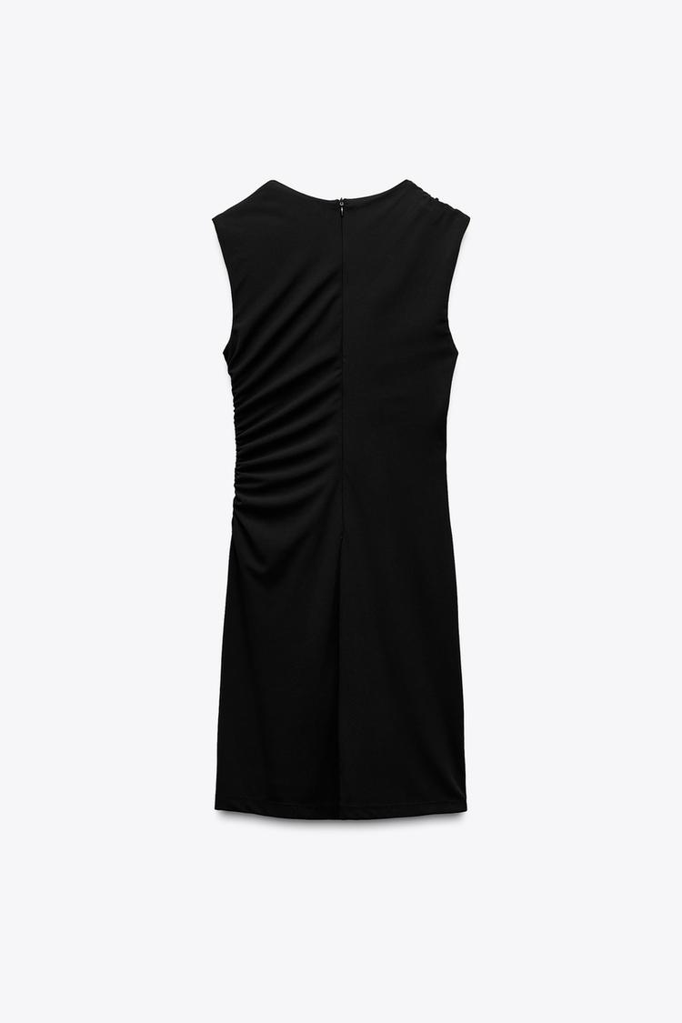 ZARA Draped Short Dress