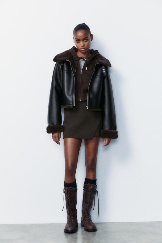 ZARA Asymmetric Skort