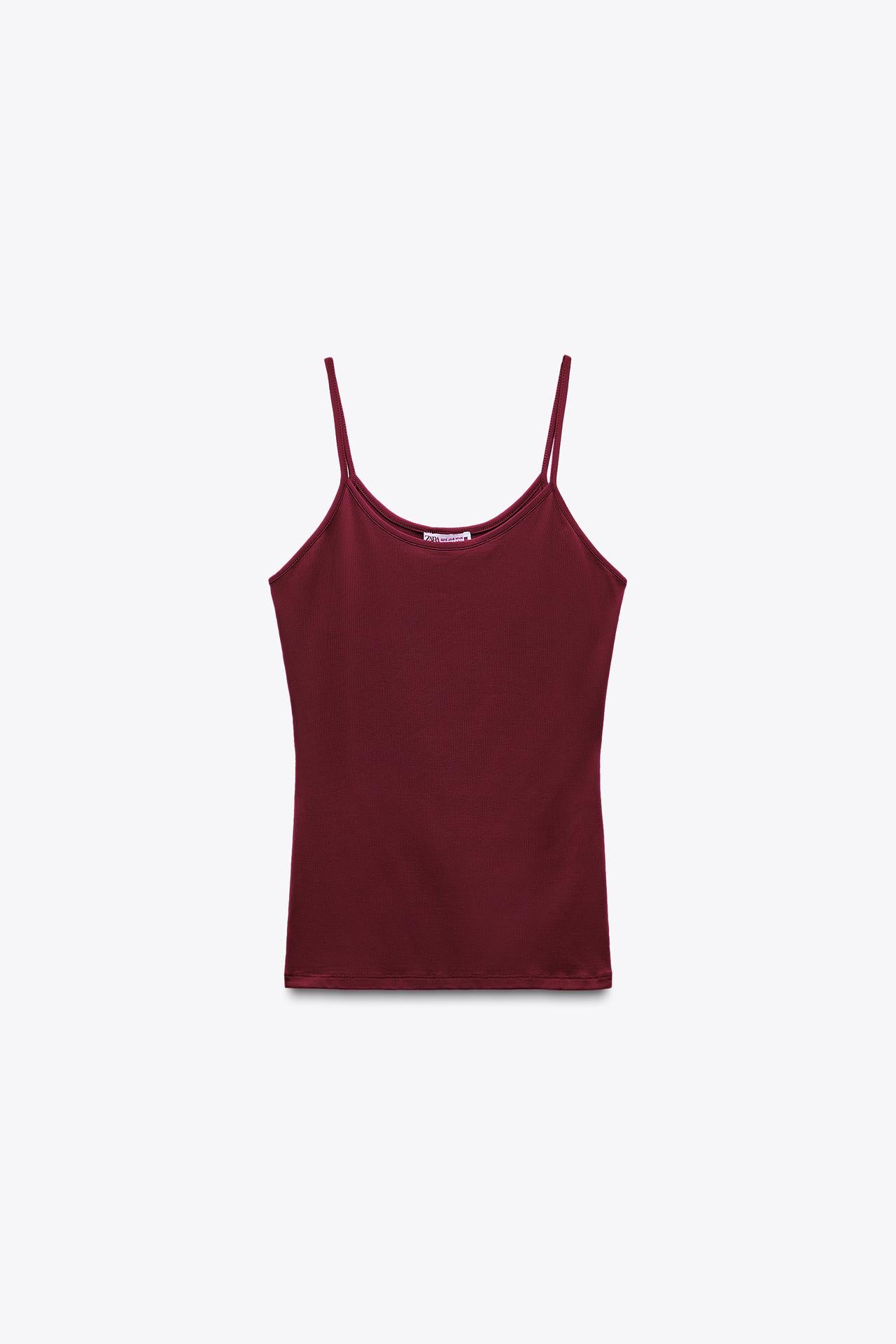 ZARA Polyamide Top with Thin Straps