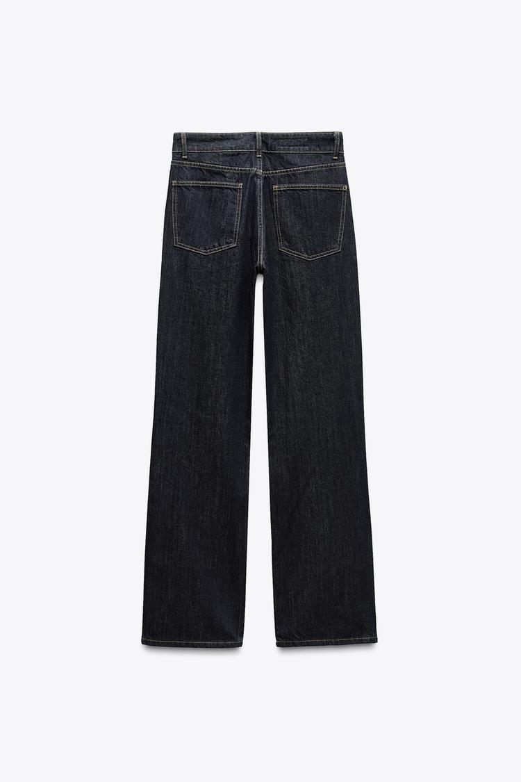 ZARA TRF Wide-Leg Mid-Waist Jeans