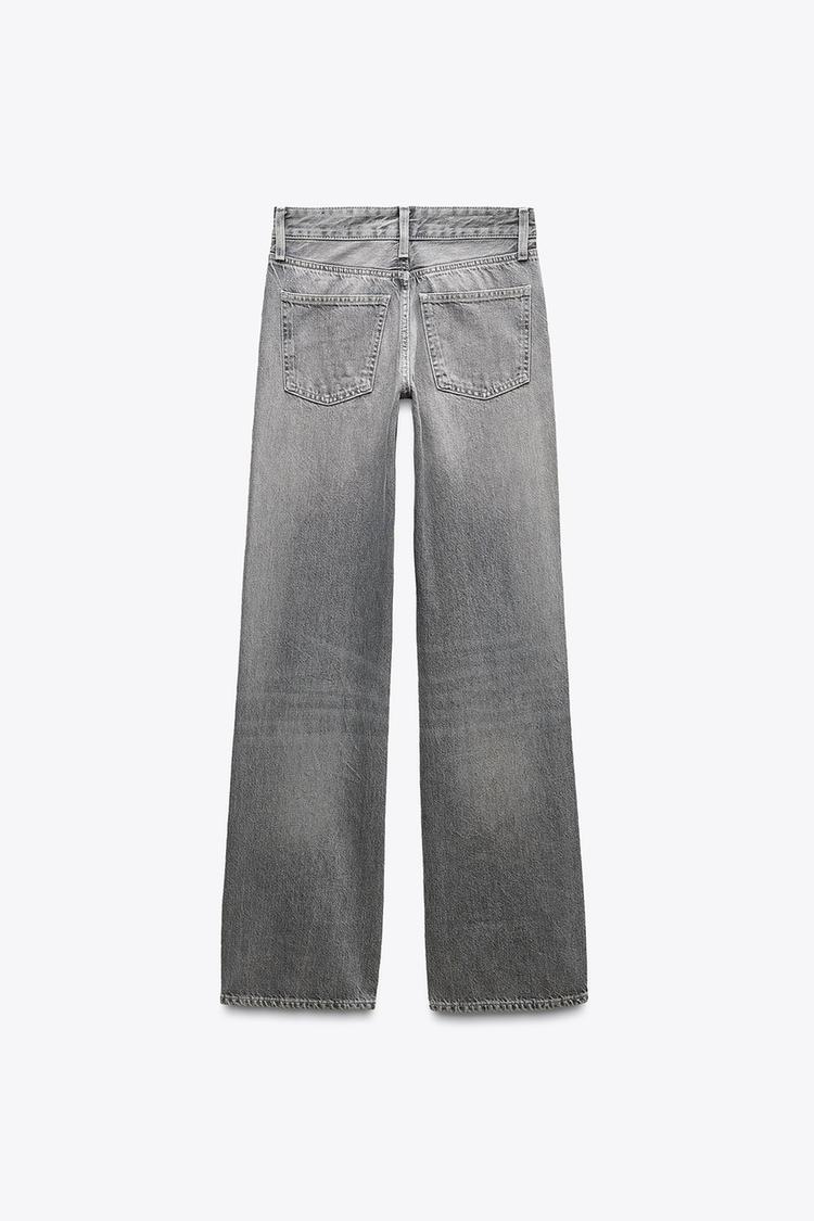 ZARA TRF Wide-Leg Mid-Waist Jeans