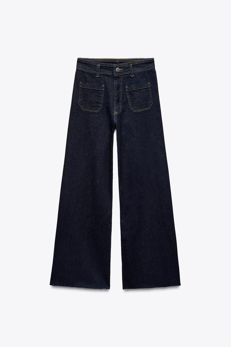 ZARA ZW Collection Wide-Leg High-Waist Jeans – Trader Bros